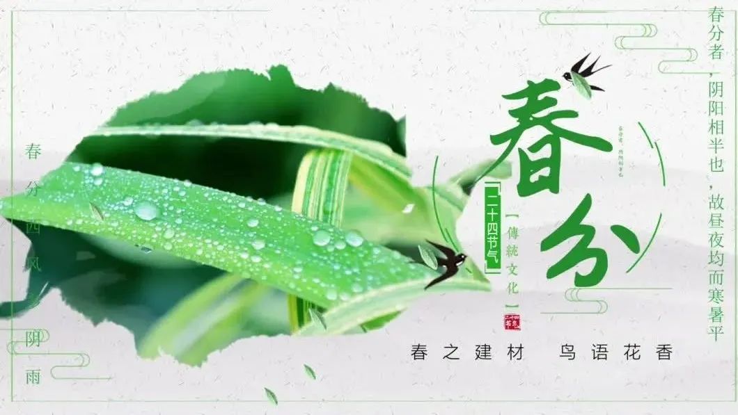 今日春分 | 春之建材，，，，，，，，莺啼燕语